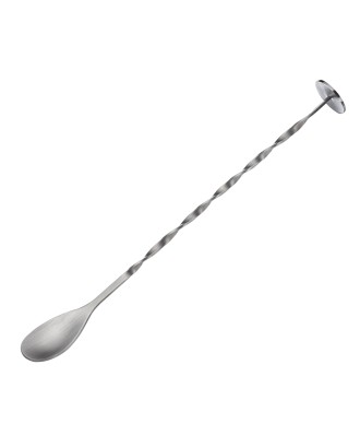 Lingurita rasucita pentru cocktailuri, 25 cm, inox - CILIO
